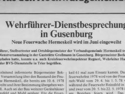 Rund um Hermeskeil 1978